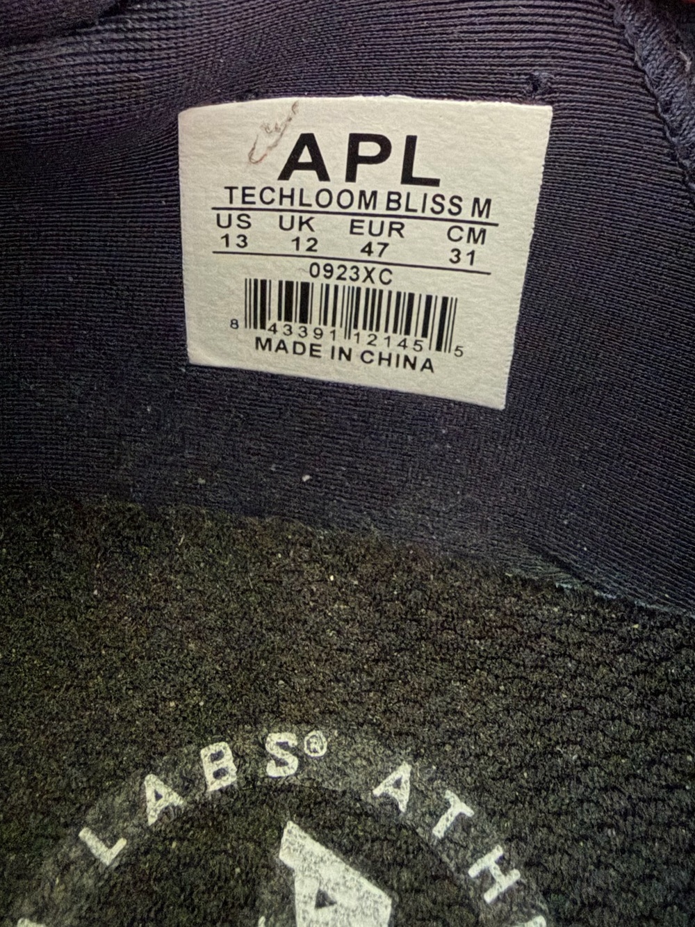 APL Men's TechLoom Bliss Navy and White Size 13 - Picture 9 of 9